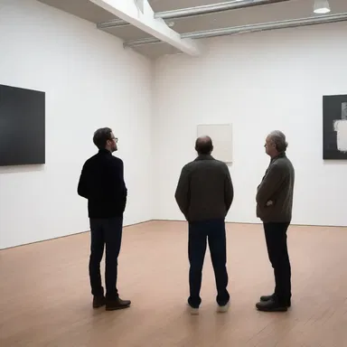 The curator intermediated between the artist and the gallery to negotiate the terms of the exhibition contract.