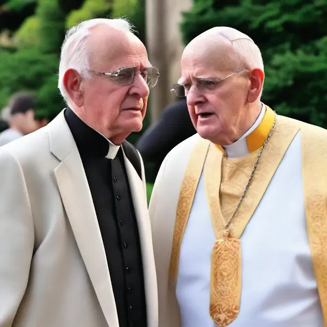 The enquirer asked the priest for guidance on their spiritual journey.