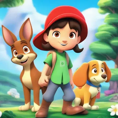 In the animated series, the lovable characters embark on an adventure through a magical lowland.