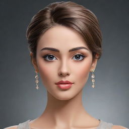 Generate a personal avatar exhibiting distinctive features, expressive face, and fashionable attire, designed in an alluring and contemporary art style.