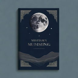 A high-quality digital art image of a book cover, featuring a simple but aesthetic design