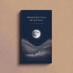 A high-quality digital art image of a book cover, featuring a simple but aesthetic design