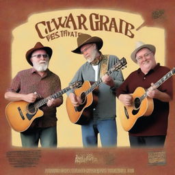 A high-quality digital art poster for a Cigar Box Guitar Festival