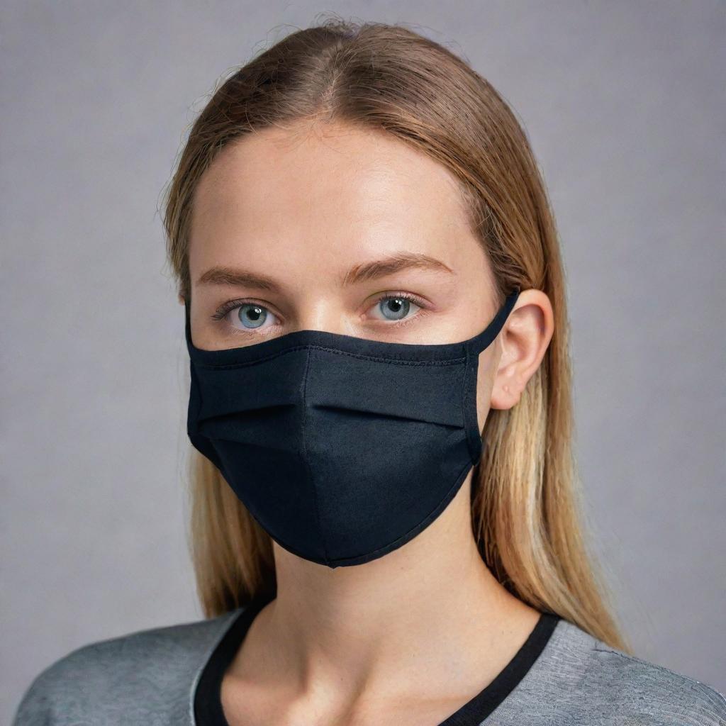 A detailed, well-crafted protective face mask made from quality materials in contemporary design