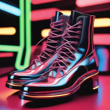 In the futuristic world of the movie, the tapper wore high-tech shoes equipped with advanced metal taps that emitted neon lights as they tapped out mesmerizing rhythms.
