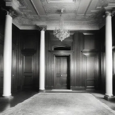 The luxurious mansion had hidden rooms and secret passages where a tapper could discreetly wiretap conversations.