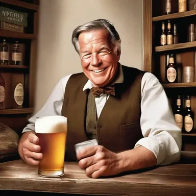 In the novel, the tapper in the old tavern always had a friendly smile and a cold beer ready for the weary travelers.