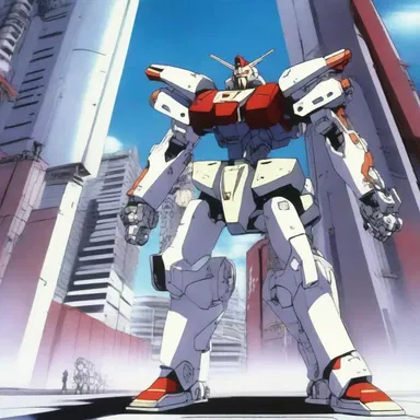 In the anime, the mecha warriors had clanking armor that made them sound even more powerful and intimidating.