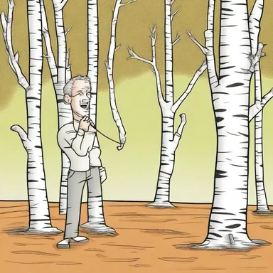 Why did the birch rod become a stand-up comedian? Because it knew how to make people twiggle with laughter!