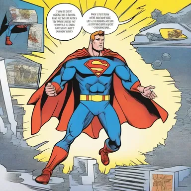 In the comic book, the superhero has the ability to transpose objects with a touch.
