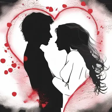 The love story in the novel is about two souls who transpose their feelings for one another.