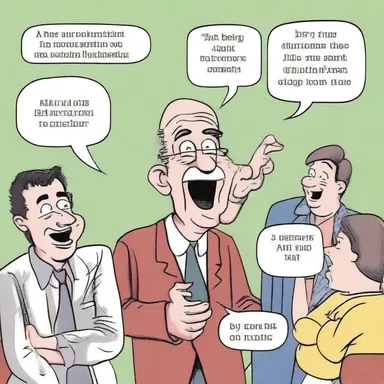 The punchline of the joke was the determining factor that made everyone burst into laughter.