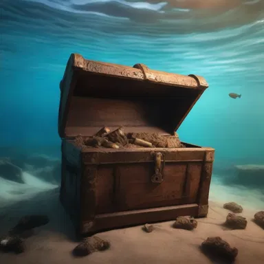 The protagonist stumbled upon a hidden treasure chest while exploring an ancient shipwreck, which became the focal point of the gripping mystery novel.