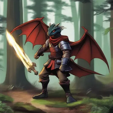 The protagonist's twopenny-halfpenny weapons couldn't withstand the power of the dragons in the enchanted forest.