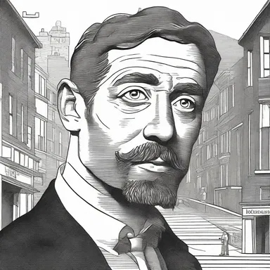 The antagonist's twopenny-halfpenny scheme was exposed by the detective in the mystery novel.