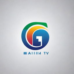 Create a logo for a television channel called 'Bahia TV'. It should incorporate elements related to the Brazilian state, Bahia, in an elegant and modern design.