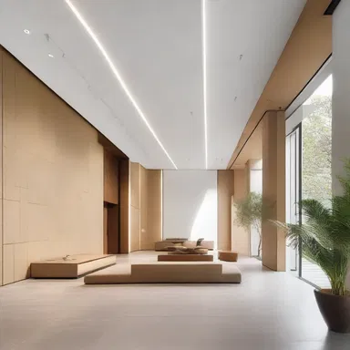 The architect incorporated elements of conciliation in the design of the building, creating a space that felt calming and peaceful to its visitors.