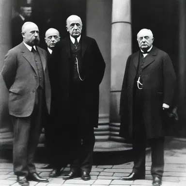 The Treaty of Versailles in 1919 was a conciliation between the Allied Powers and Germany after World War I.