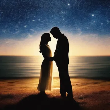 In the romantic movie, the couple's conciliation scene under the starry sky was a beautiful moment of resolution.