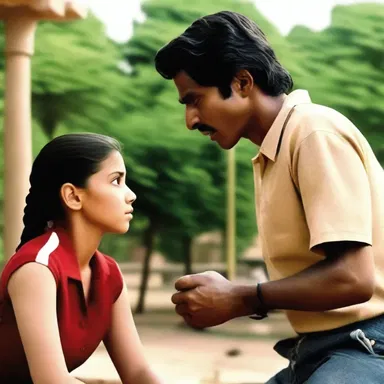 In the movie, the two main characters reach a point of conciliation and decide to work together to achieve their common goal.