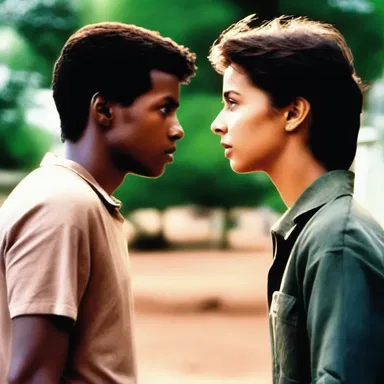 In the movie, the two main characters reach a point of conciliation and decide to work together to achieve their common goal.