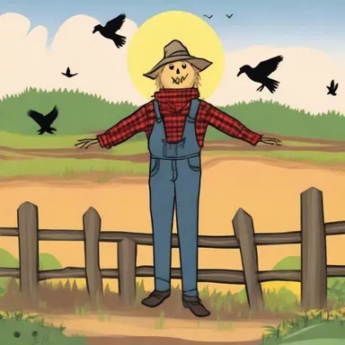 Why did the scarecrow build a fence around his garden? Because he didn't want to lose his crops to the crows!