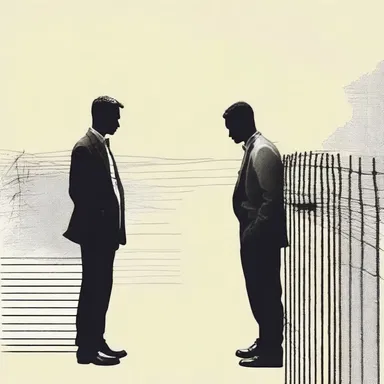 In the novel, the two characters fence over the interpretation of a critical passage, leading to a profound and intense debate.