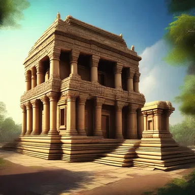 The temple was fenced with high walls to safeguard its sacred grounds and create a sacred boundary between the divine and the secular world.