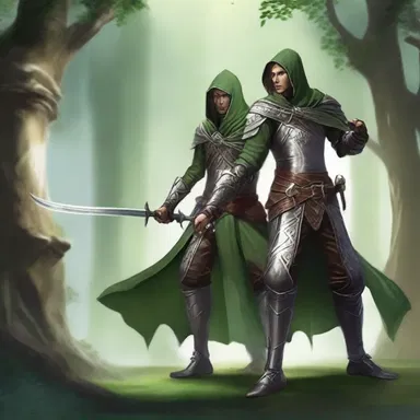In the magical realm of Elvoria, the elven warriors master the art of fencing, engaging in thrilling duels to settle disputes.