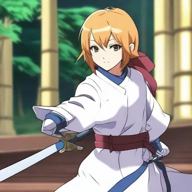 In the popular anime series 'Sword Masters,' the protagonist undergoes intense training to become a skilled fencer and competes in tournaments against formidable opponents.