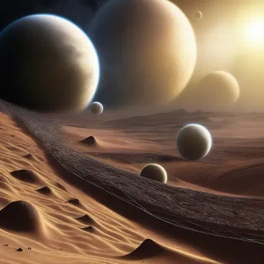 In the distant future, humans have developed advanced force fields that can fence off entire planets.