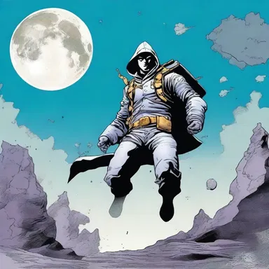 In the thrilling comic series, the moon-curser emerges as a mysterious character with the ability to smuggle contraband across dimensions.