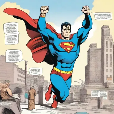 Superman has a predilection for standing up for justice and protecting innocent people from evil-doers.