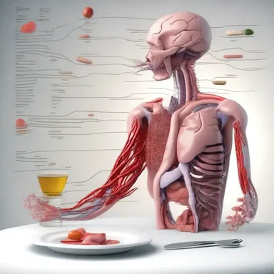 In the futuristic world of the novel, humans have evolved to have artificial short gastric arteries, allowing them to digest a wider range of foods.
