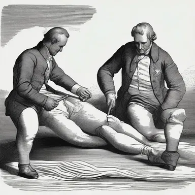 During the American Revolutionary War, the short gastric artery was severed in a surgeon's attempt to save the life of a soldier injured in battle.