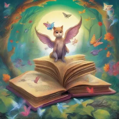 The book is a potpourri of magical creatures, enchanted lands, and thrilling adventures.