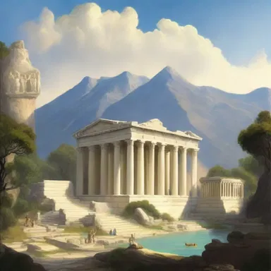 In Greek mythology, the gods lived in Mount Olympus, a place known for its glorious roominess and grandeur.