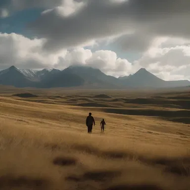 The wide and expansive shots in the film bring a feeling of roominess to the breathtaking landscapes featured in the story.