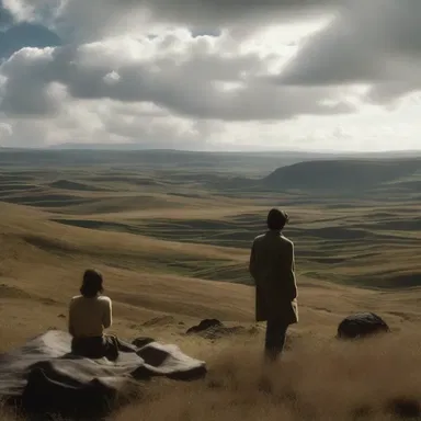 The wide and expansive shots in the film bring a feeling of roominess to the breathtaking landscapes featured in the story.