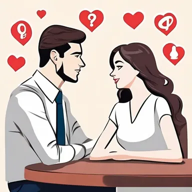 During their date, he tried to impress her by discussing the meaning behind different stock symbols, which she found surprisingly charming.