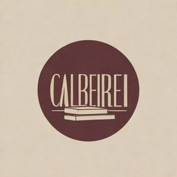 A logo featuring books and a library with the word 'caliber' prominently featured