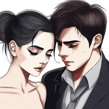 She looked at him contritely, fully aware of the pain she had caused him.