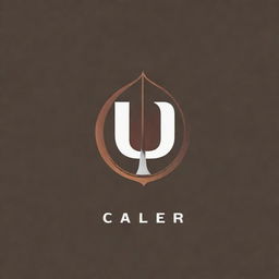 A creative logo blending the name 'Caliber' with elements of books