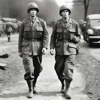 During World War II, the soldiers in the United States Army were issued olive drab uniforms for combat.