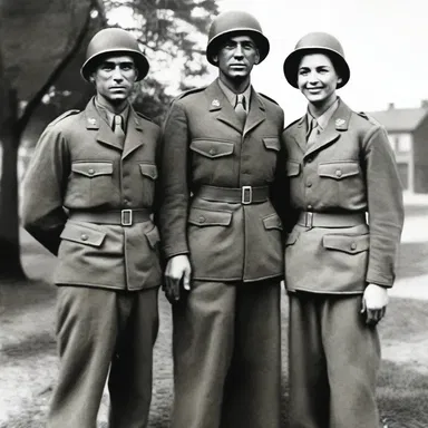 During World War II, the soldiers in the United States Army were issued olive drab uniforms for combat.