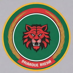 Generate a high-resolution image of the Bangladesh Premier League cricket logo, rich in detail, with accurate colors, and bright contrast.