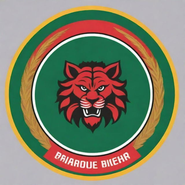 Generate a high-resolution image of the Bangladesh Premier League cricket logo, rich in detail, with accurate colors, and bright contrast.