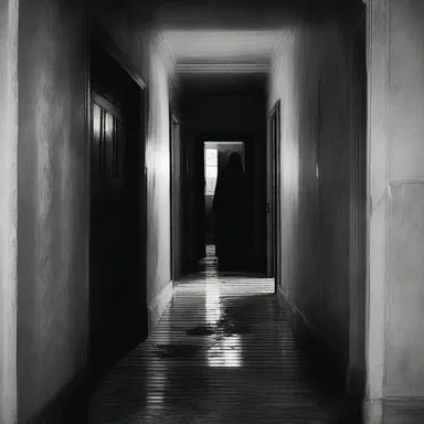 In the eerie silence of the haunted house, the ghostly sobbing echoed through the corridors, sending shivers down everyone's spine.