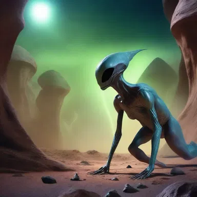 On the alien planet, the strange creatures communicated through a series of pulsating sobs, creating an atmosphere of mystery and intrigue.