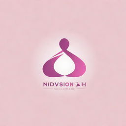 Design a professional logo for 'MidVision.ai', a company related to the medical field. Incorporate elements of technology and vision, along with symbols related to female breast cancer care. Include the inspiring tag line 'Life Beyond Hope'.